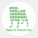 St Patrick TagesMops Aufkleber