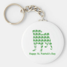 St Patrick TagesMops Schlüsselbänder