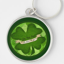 St Patrick Tagirischer glücklicher Klee-Schlüsselk Schlüsselanhänger