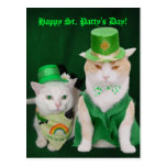 St- PatrickKätzchen Postkarten