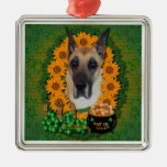 St. Patricks - Goldschatz - Deutsche Dogge Ornament
