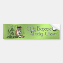 St. Patricks - ich Glücksbringer - Boxer - Vindy Autosticker