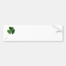 St. Patrick's Shamrock Bumper Stickers