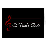 St Paul Chor Grußkarte