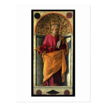 St Peter (Tempera auf Leinwand) Postkarte