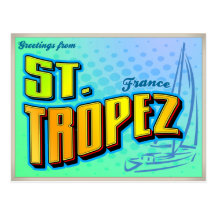 ST TROPEZ POSTKARTEN