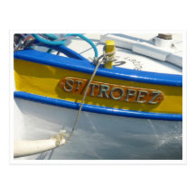 St- Tropezboot Postkarten