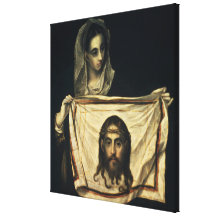 St.Veronica mit dem heiligen Leichentuch Galerie Falt Leinwand