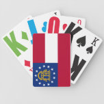 Staats-Flagge von Spielkarten Georgia spielkarten