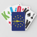 Staats-Flagge von Spielkarten Indianas spielkarten