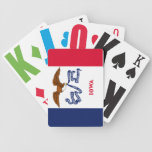 Staats-Flagge von Spielkarten Iowas spielkarten