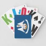 Staats-Flagge von Spielkarten Louisianas spielkarten