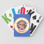 Staats-Flagge von Spielkarten Minnesotas spielkarten