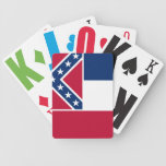 Staats-Flagge von Spielkarten Mississippis spielkarten