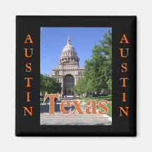 Staats-Hauptstadts-Gebäude, Austin, Texas Kühlschrankmagnete