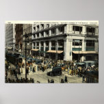 Staats-u. Madison-Überziehschutzanlage., Chicago I Plakatdrucke