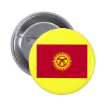 Staatsflagge von Kirgisistan Anstecknadelbutton
