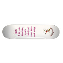 Stabhochsprung - Rot (Licht) Skateboard Deck