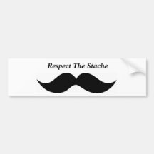 Stache Autoaufkleber