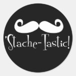 'Stache-tastic Runde Aufkleber