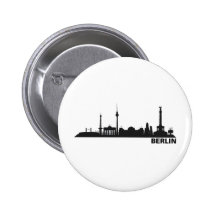 Stadt Berlin - Skyline 1c Anstecknadelbuttons