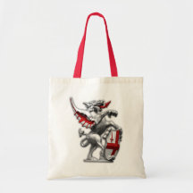 Stadt der London-Drache-Taschentasche