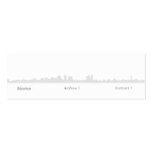 Stadt - dünn visitenkartenvorlage