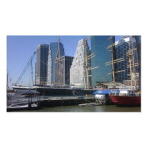 Stadt-Hafen-Boote Visitenkartenvorlage