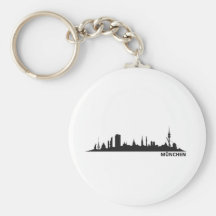 Stadt München - Skyline 1c Schlüsselbänder
