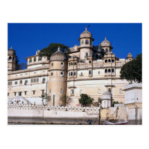 Stadt-Palast, Udaipur, Indien Postkarte