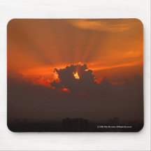 Stadt-Sonnenuntergang Mauspad
