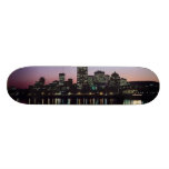 Stadt-Sonnenuntergang Skateboard Brett