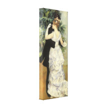 Stadt-Tanz durch Renoir, Vintage Impressionismus-K Leinwanddruck