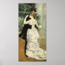 Stadt-Tanz durch Renoir, Vintage Impressionismus-K Plakate