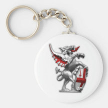 Stadt von London-Drachen Schlüsselanhänger
