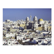 Stadtbild von Cadiz, Spanien Postkarte