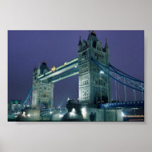 Stadtbrücke, London, England Plakatdrucke