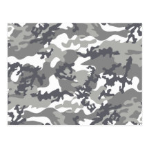 Städtische Camouflage-Postkarte