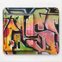 Städtische Graffitis Mauspad