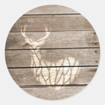Städtische Rotwild Runde Sticker