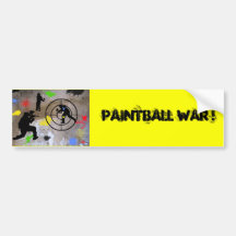 Städtischer GuerillaPaintball Auto Sticker