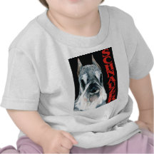 Städtischer Schnauzer-Hundeentwurf T-shirt