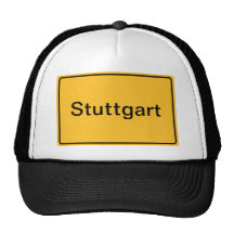 Stadtschild für eigenen Text Retrokultmützen