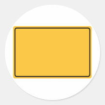 Stadtschild für eigenen Text Stickers