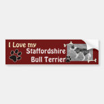 Staffordshire-Bullterrier-Autoaufkleber