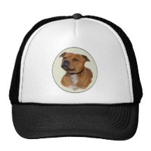 Staffordshire-Bullterrier-Geschenke Retrokultmützen