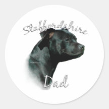 Staffordshire-Bullterrier-Vati 2 Sticker