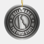 Stahl" dekorative Verzierungen "Delawares Weihnachtsbaum Ornament