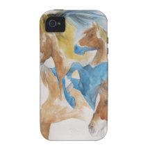 Stalions im Pastell iPhone 4/4S Cover