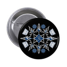 Stammes- buddhistische Symbole Buttons
